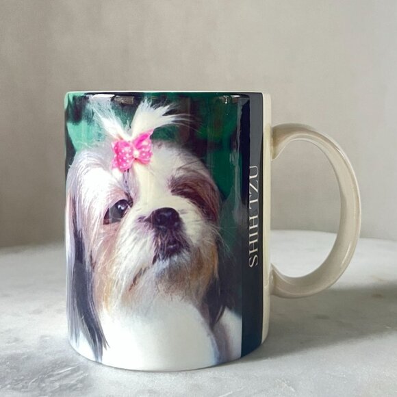 1994 Legend of the Shih Tzu Ceramic Mug Dog Image by Barbara Augello Thailand - Picture 5 of 6